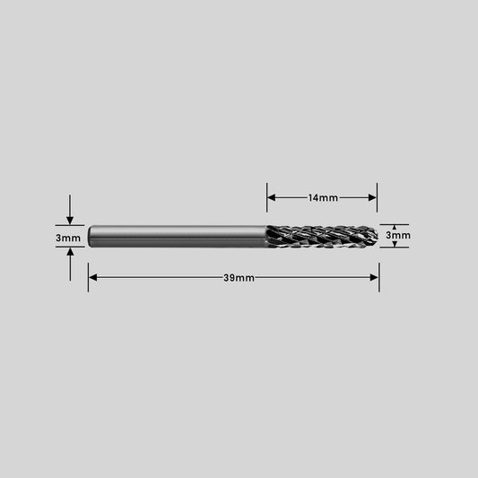 Type C Ball Nose Carbide Burr