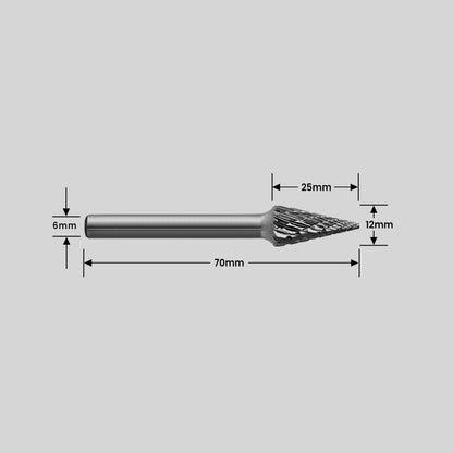 Type M Pointed Conical Burr