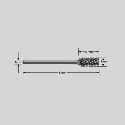 Type B Cylindrical End Cut Burr