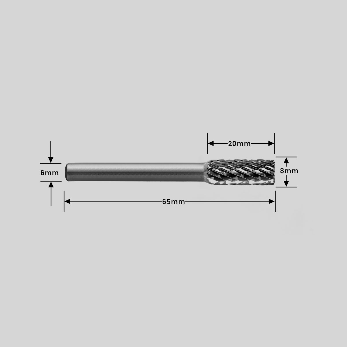 Type B Cylindrical End Cut Burr