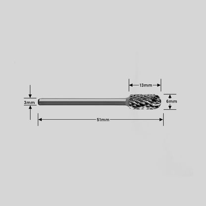 Type C Ball Nose Carbide Burr