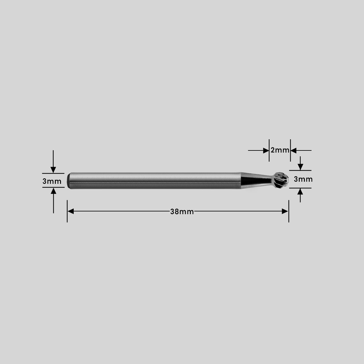 Type D Ball Shape Carbide Burr