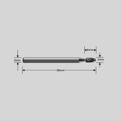 Type E Oval Carbide Burr