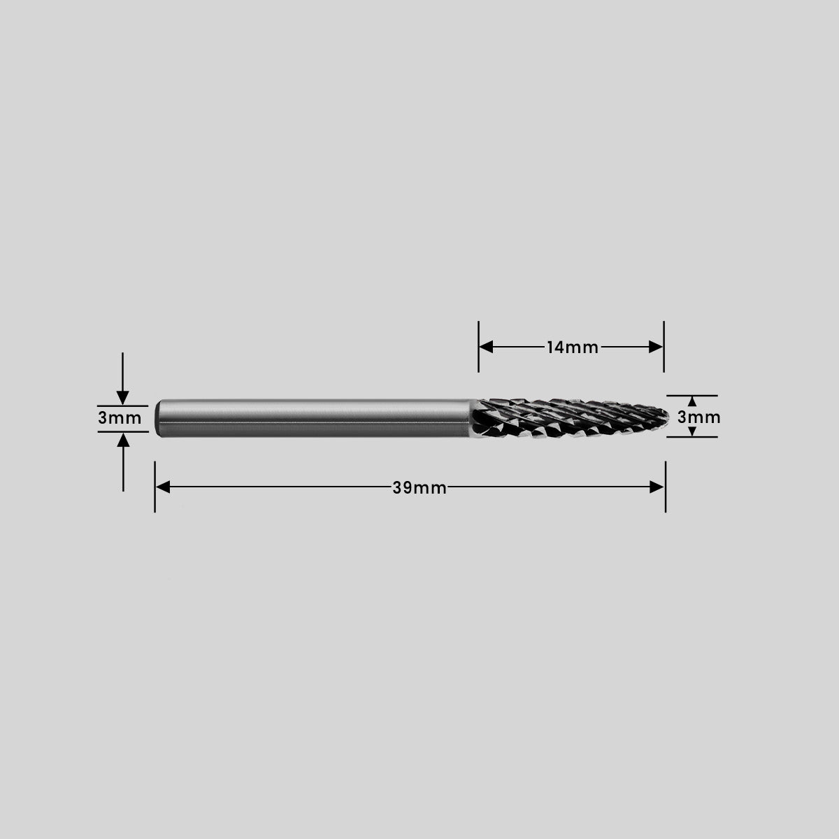 Type G Pointed Tree Carbide Burr