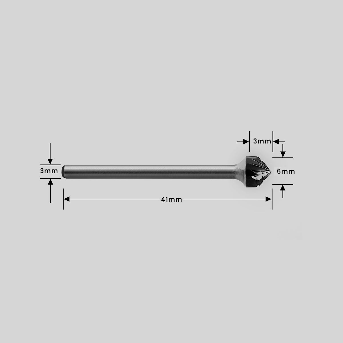 Type K 90° Countersink Burr