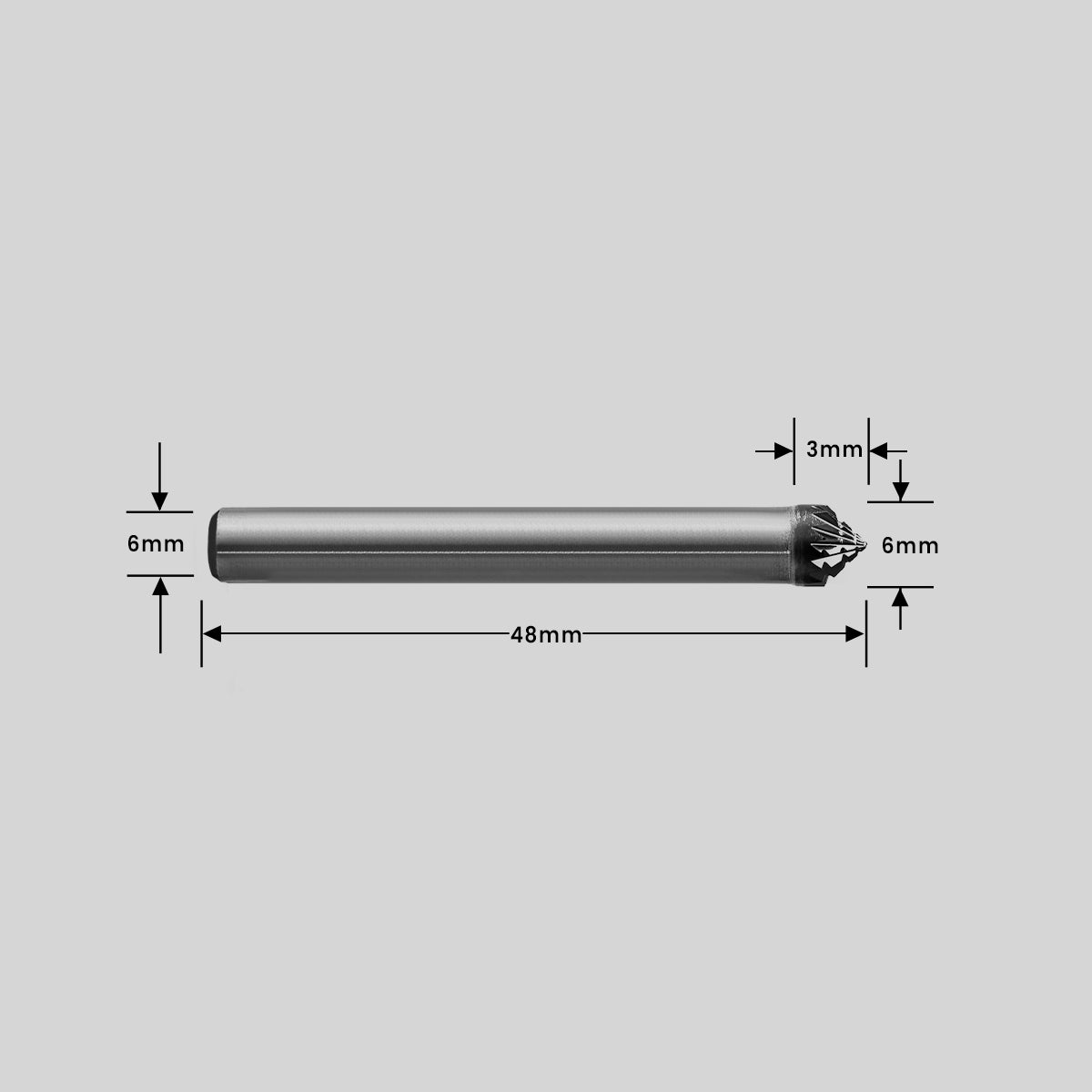 Type K 90° Countersink Burr