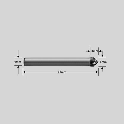Type K 90° Countersink Burr