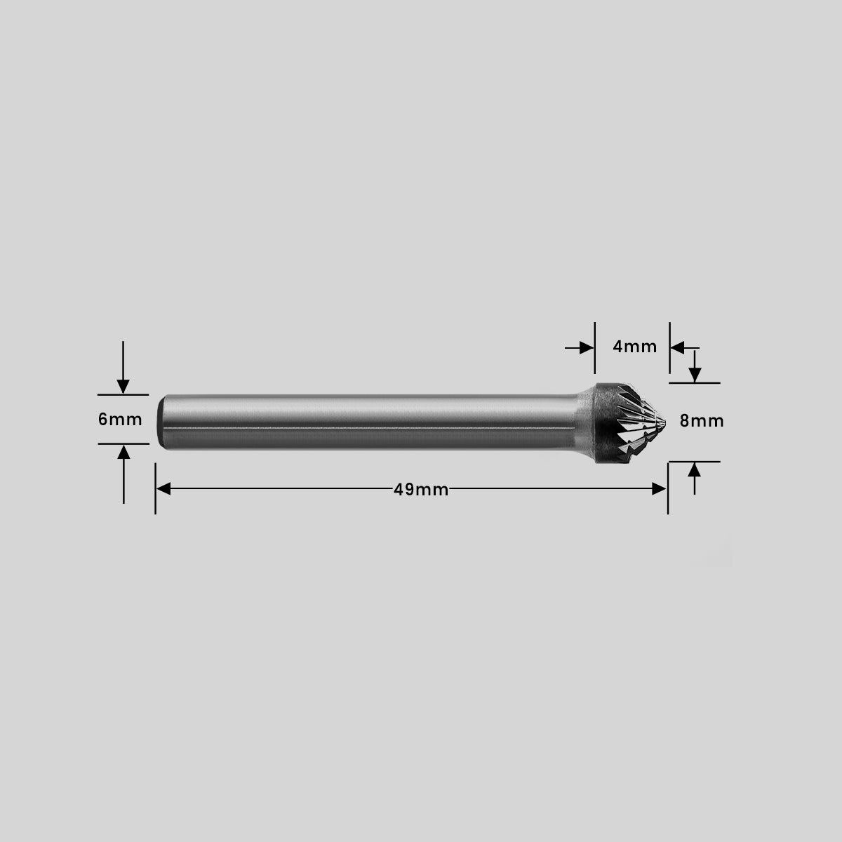 Type K 90° Countersink Burr