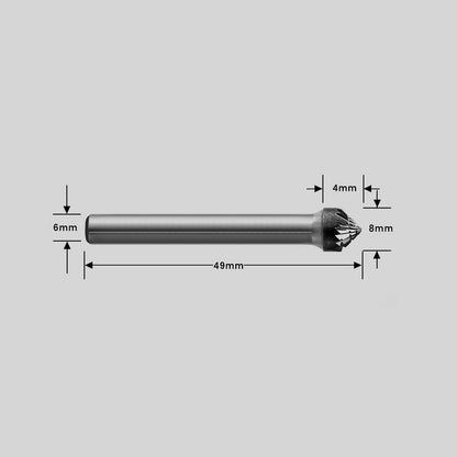 Type K 90° Countersink Burr