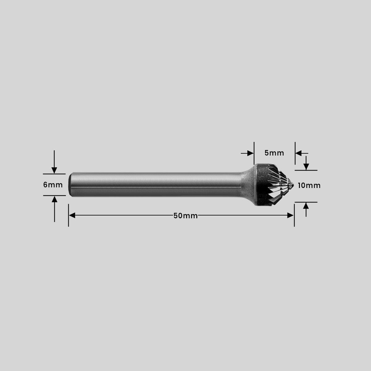 Type K 90° Countersink Burr